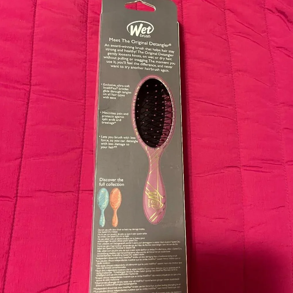 BRAND NEW ~ WET BRUSH ORIGINAL DETANGLER ~ LIMITED EDITION ~ FREE SPIRIT SANGRIA